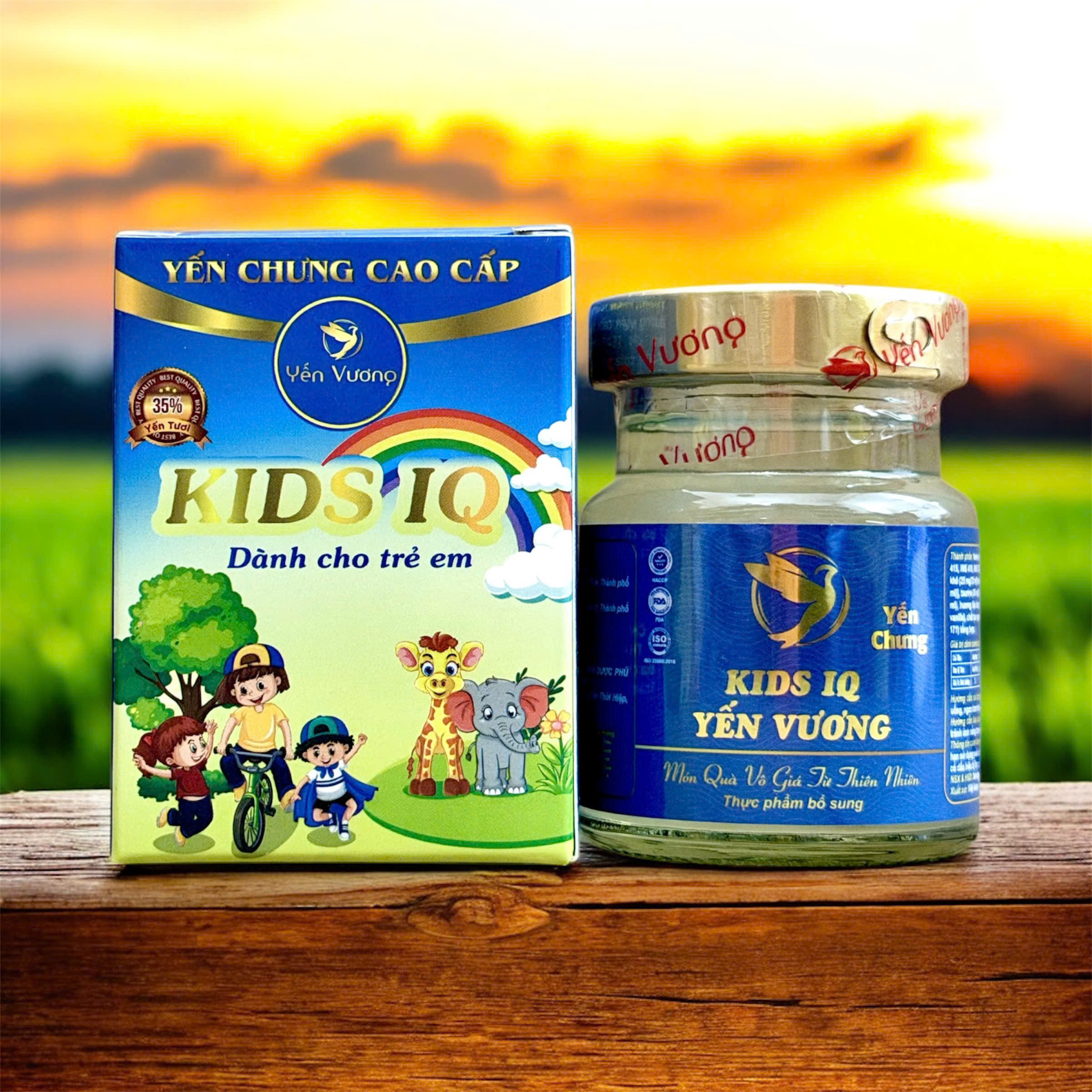 Hũ yến Vương 70ml có hộp Kids IQ